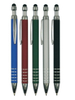 New Design Hot Selling Rubber Finish Stylus Metal Ballpoint Pen