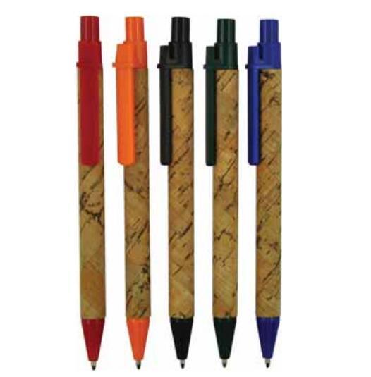 Popular Design Cork Recyle Ball Pen for Promotion Gift