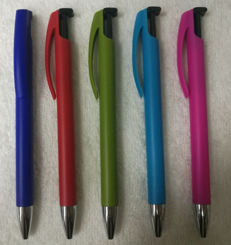 Click Plastic Ball Pen with Customized Logo for Promotion