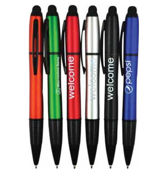 Tlp209 Touch Screen Pen Logo LED Light Pen for Promotional Gift