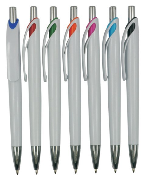 PP86071 Popular Design Hot Selling Plastcic Ball Pen with Customized Logo