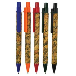 Advertising Logo Cork Recycle Ball Pen for Promotional Pen