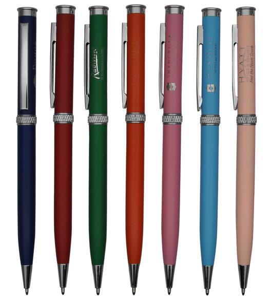 Alu Metal Ball Pen for Promotional Gift with Slim Barrel