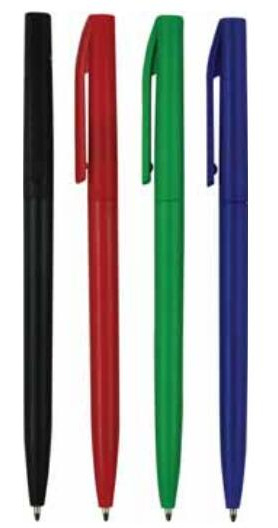 Cheapest Plastic Slim Plastic Ball Pen for Customized Logo