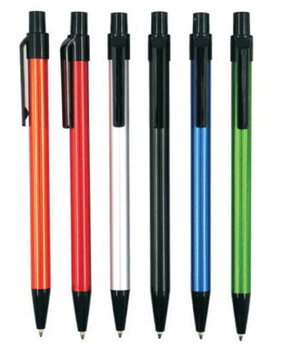MP1316 Customized Logo Rubber Barrel Promotional Gift Metal Pen