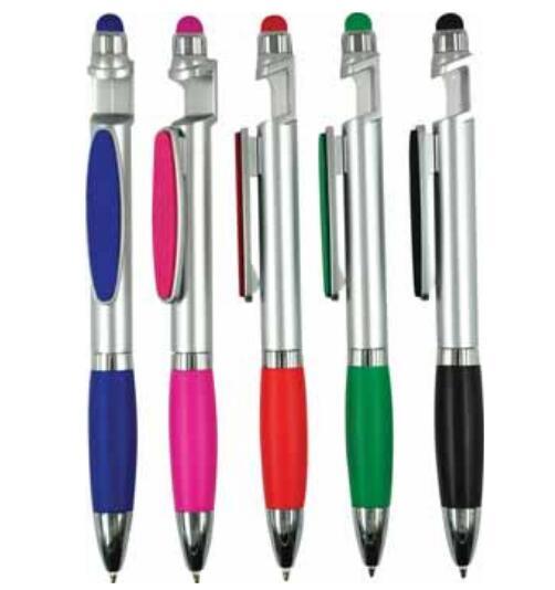 Phone Holder Plastic Ball Pen with Logo Imprint