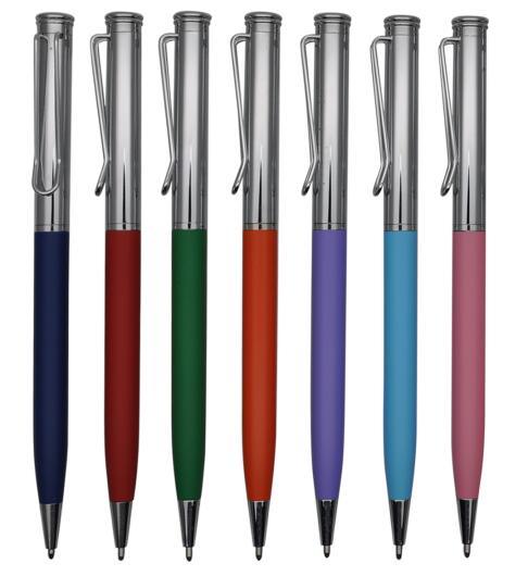Alu Metal Slim Ball Pen with Personal Logo Imprint