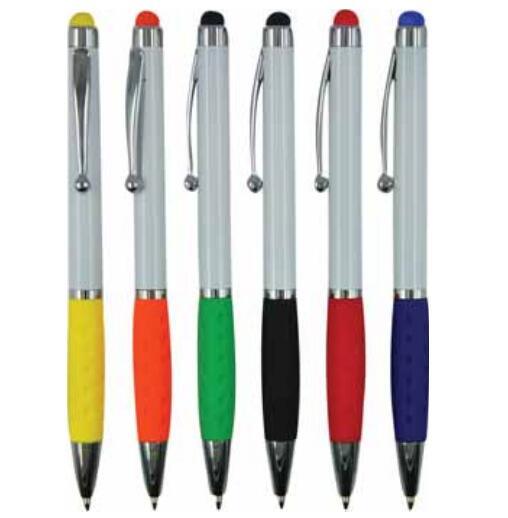 Stylus Twist Plastic Ball Pen with Logo Imprint for Promotional Gift