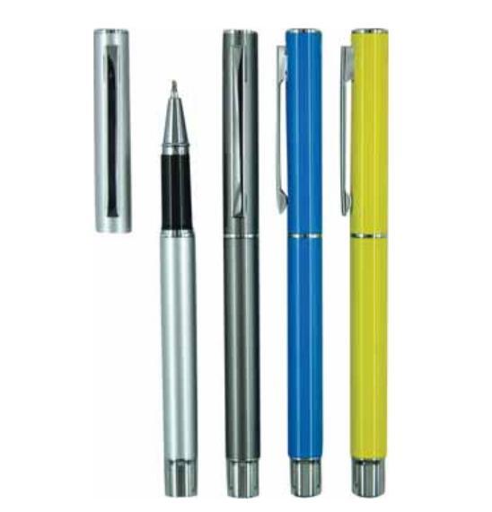 School Supply Metal Gel Ball Pen with Plug Bush