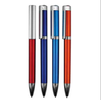 Customized Logo Twist Plastic Ball Pen for Promotional Gift