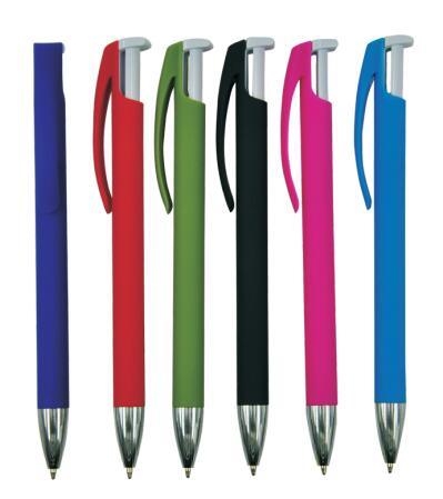 Click Plastic Ball Pen with Customized Logo for Promotion