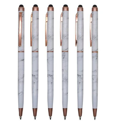 High Quality Best Selling Slim Plastic Ball Pen with Stylus