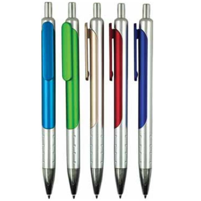 Free Sample New Design Plastic Ball Pen with Logo Imprint