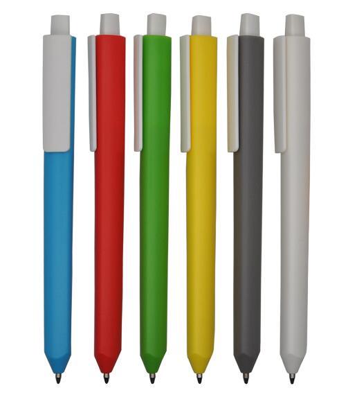 Plastic Triangle Ball Pen with Logo Imprinting for Gift