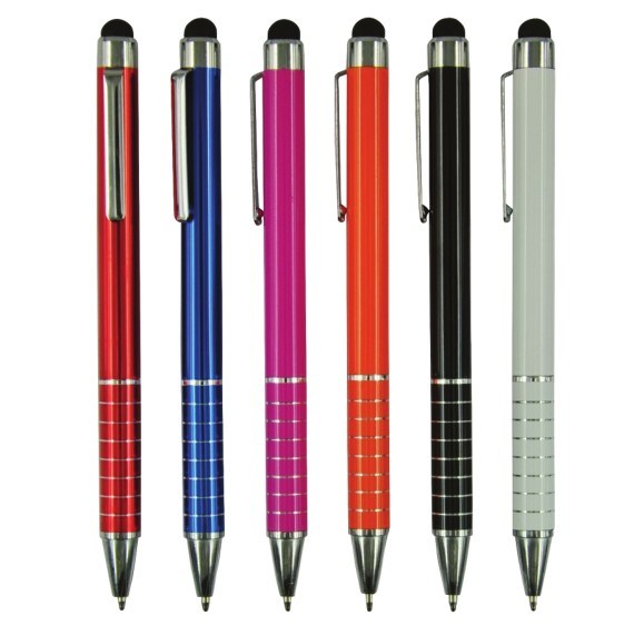 Popular Design Hot Selling Metal Stylus Ball Pen with Customized Logo