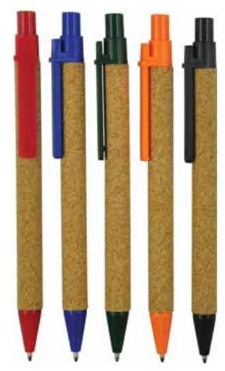 Hot Selling Recycle Cork Ball Pen for School Supply