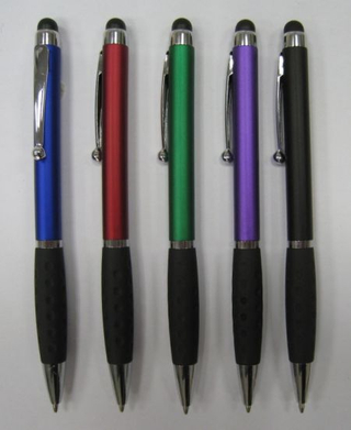 Stylus Twist Plastic Ball Pen with Logo Imprint for Promotional Gift
