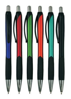 High Quality Plastic Click Ball Pen with Logo Printing
