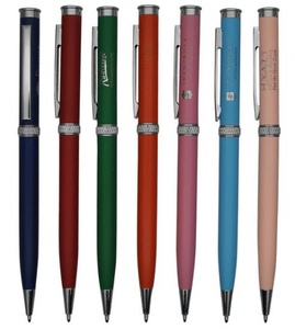 Alu Metal Ball Pen for Promotional Gift with Slim Barrel
