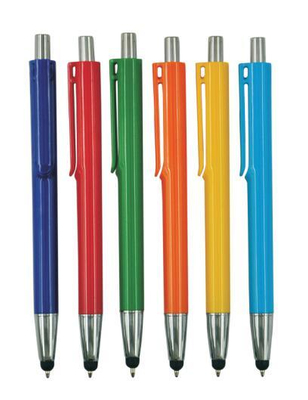 Click Plastic Solid Ball Pen for Promotion