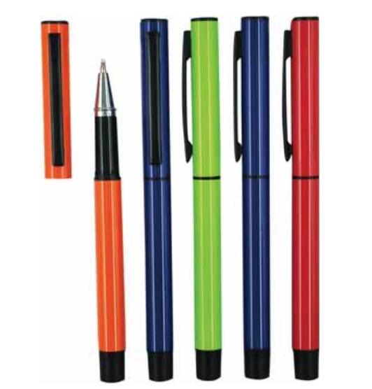 School Supply Metal Gel Ball Pen with Plug Bush