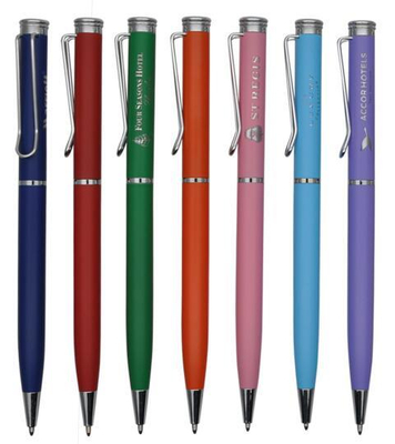 Hotel Supply Metal Ball Pen with Customized Logo