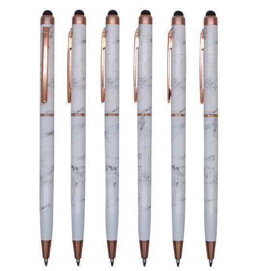 High Quality Best Selling Slim Plastic Ball Pen with Stylus