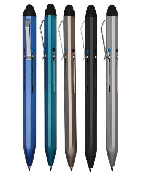 Multi-Color Touch Screen Metal Ball Pen with Customized Logo