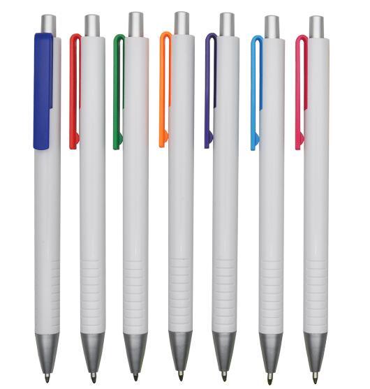 2019 New Design Click Plastic Ball Pen with Customized Logo