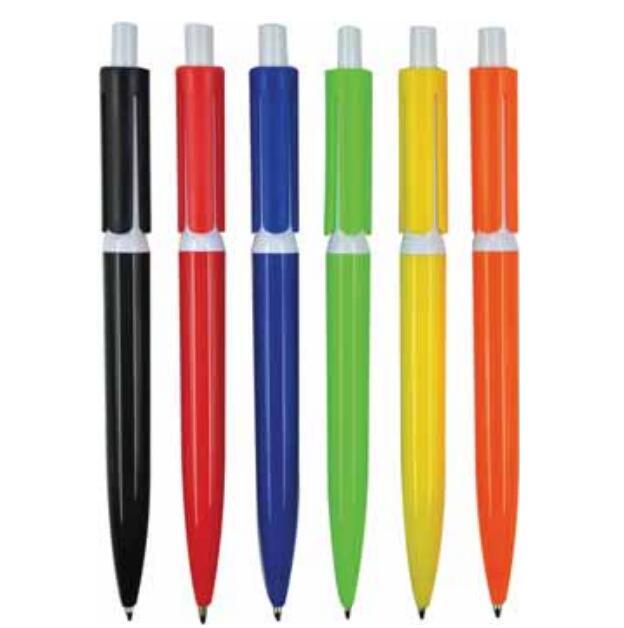 New Design Click Plastic Ball Pen with Customized Logo