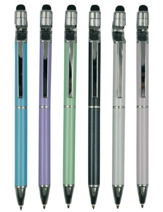Multi-Function Phone Holder Stylus Metal Ball Pen with Logo