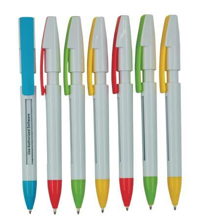 New Design Plastic Window Ball Pen with Personal Logo