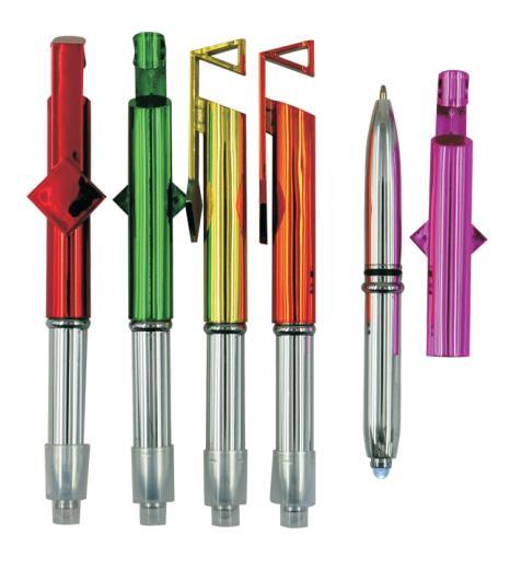 Promotional Custom Logo LED Light Phone Holder Plastic Ball Pen with Cap