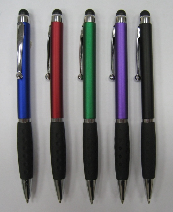 Stylus Twist Plastic Ball Pen with Logo Imprint for Promotional Gift
