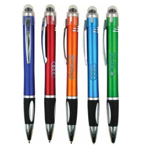 Touch Screen Pen LED Light Stylus Ball Pen with Logo