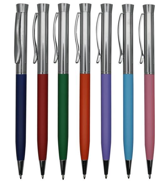 Hotel Use Slim Metal Pen with Company Logo for Promotion