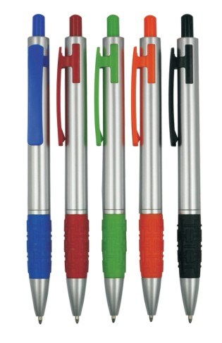 PP5840-1 Chear Plastic Ballpoint Pen with Customized Logo