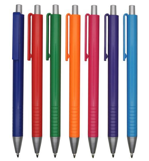 2019 New Design Click Plastic Ball Pen with Customized Logo