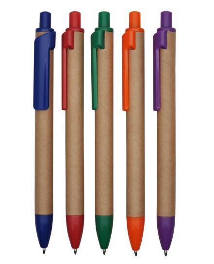 New Design Recycle Paper Ball Pen with Logo Imprinting