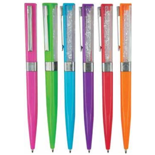 Promotional Gift Plastic Ball Pen with Crystal
