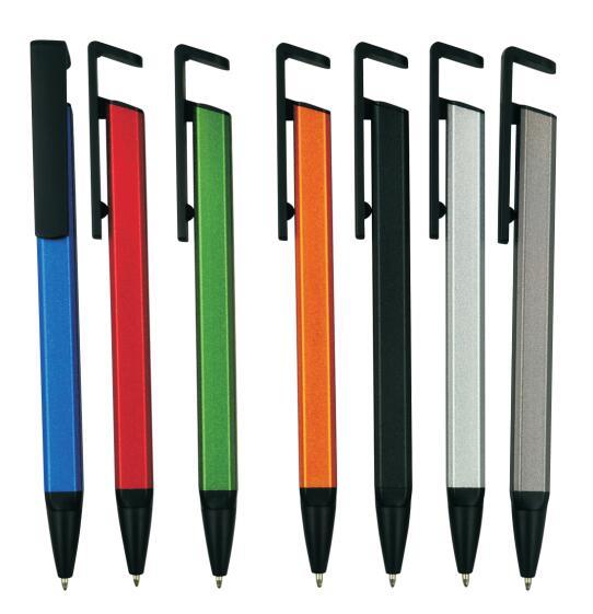 Phone Holder Metal Ball Pen with Logo Imprint