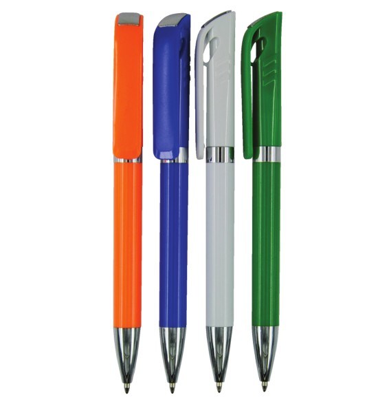 Popular Plastic Twist Ball Pen with Logo Imprint